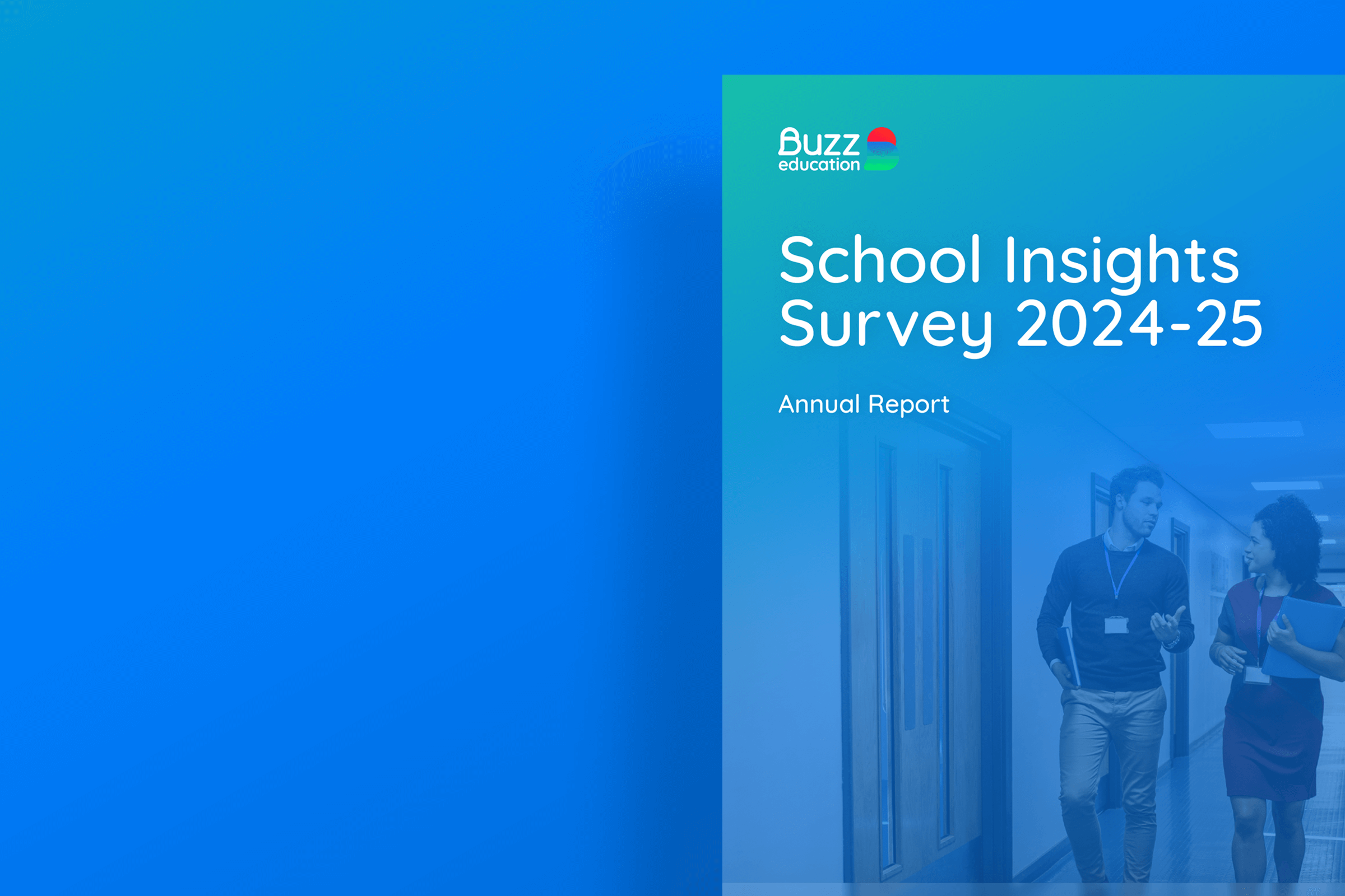 Image of blue book titled School Insights Survey 2024-25 - Annual Report